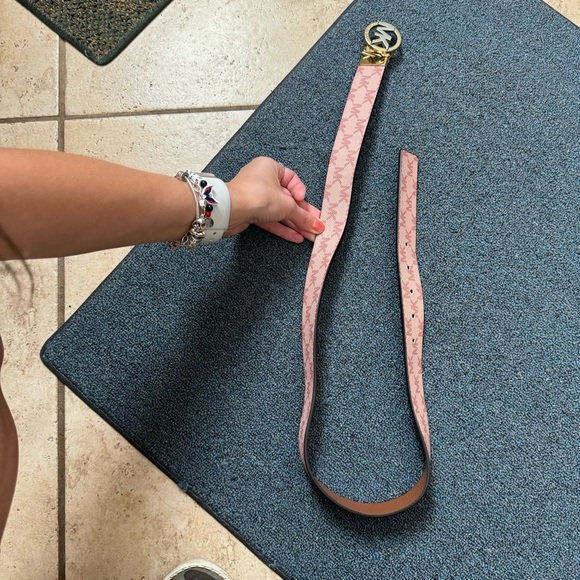 NWOT Michael Kors Pink Belt - Picture 1 of 8
